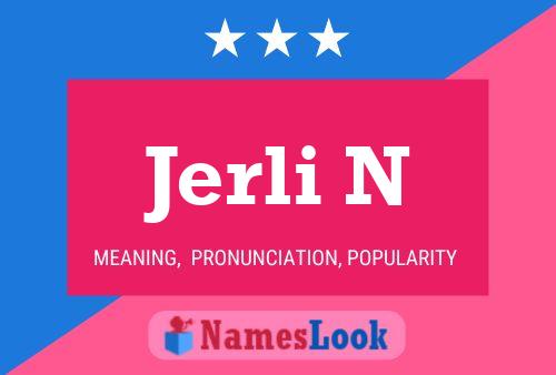 ملصق اسم Jerli N