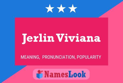 ملصق اسم Jerlin Viviana