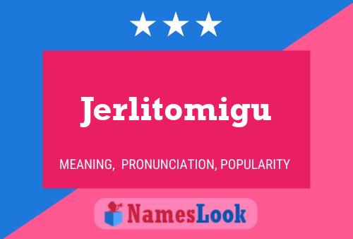 ملصق اسم Jerlitomigu