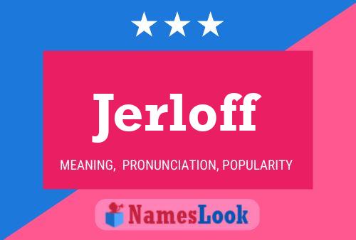 ملصق اسم Jerloff