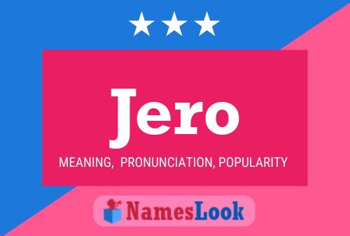 ملصق اسم Jero