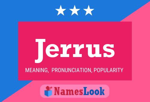 ملصق اسم Jerrus