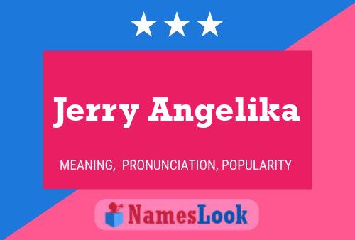 ملصق اسم Jerry Angelika