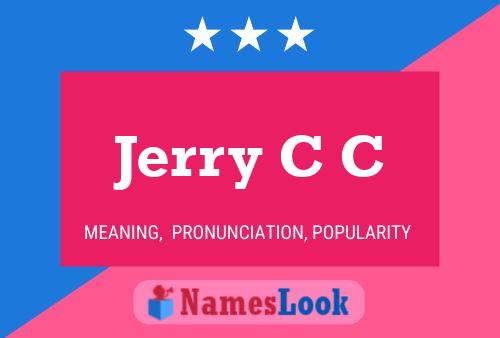 ملصق اسم Jerry C C