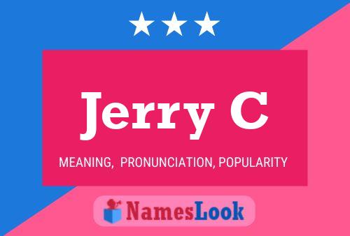 ملصق اسم Jerry C