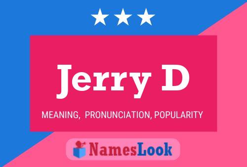 ملصق اسم Jerry D