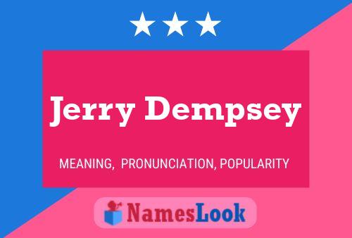 ملصق اسم Jerry Dempsey