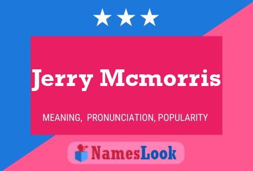 ملصق اسم Jerry Mcmorris