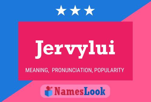 ملصق اسم Jervylui