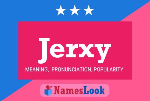 ملصق اسم Jerxy