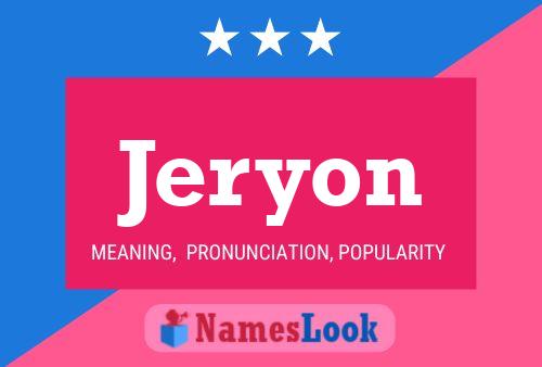 ملصق اسم Jeryon