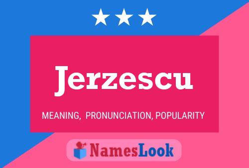 ملصق اسم Jerzescu