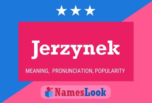 ملصق اسم Jerzynek