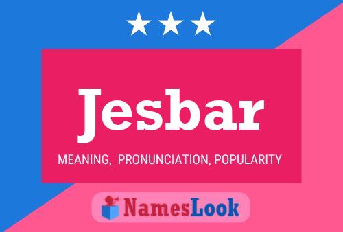 ملصق اسم Jesbar