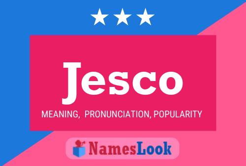 ملصق اسم Jesco