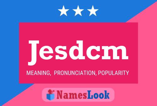 ملصق اسم Jesdcm