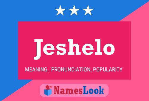 ملصق اسم Jeshelo