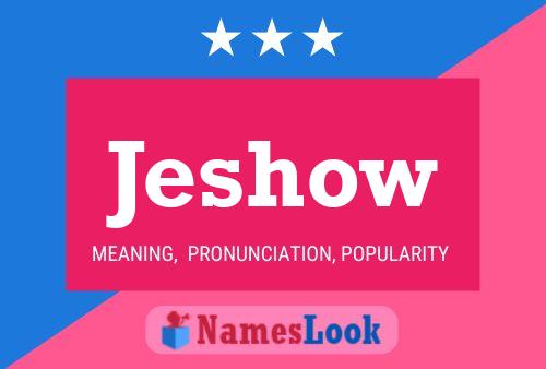 ملصق اسم Jeshow