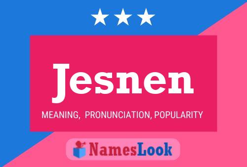 ملصق اسم Jesnen