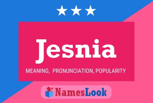 ملصق اسم Jesnia