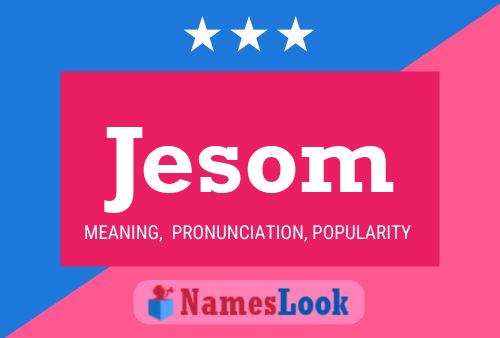 ملصق اسم Jesom