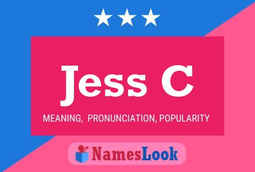 ملصق اسم Jess C