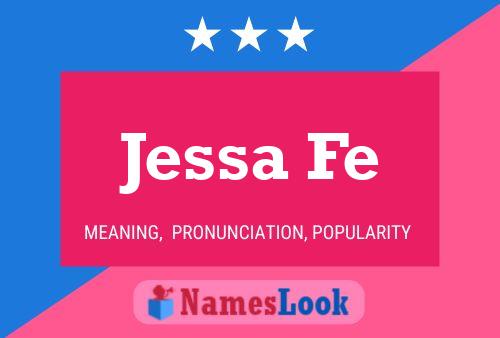 ملصق اسم Jessa Fe