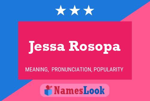 ملصق اسم Jessa Rosopa