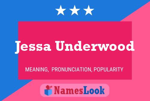 ملصق اسم Jessa Underwood