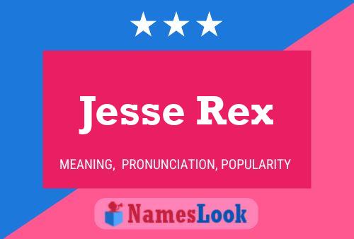 ملصق اسم Jesse Rex