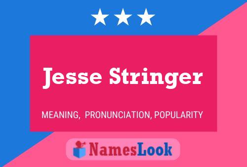 ملصق اسم Jesse Stringer