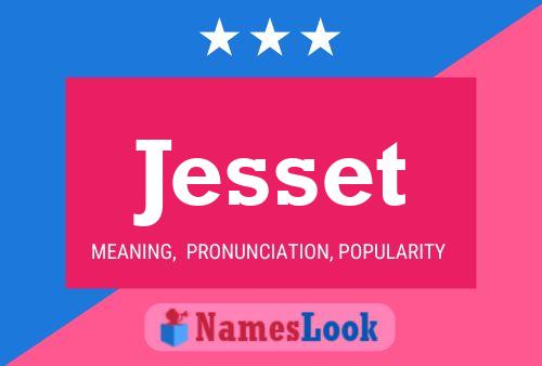 ملصق اسم Jesset