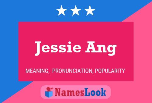 ملصق اسم Jessie Ang