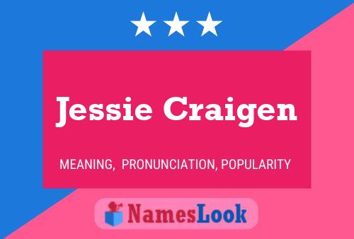 ملصق اسم Jessie Craigen