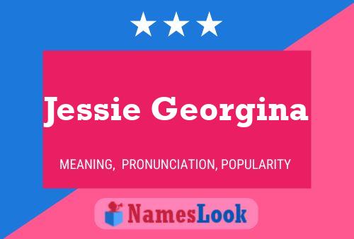 ملصق اسم Jessie Georgina