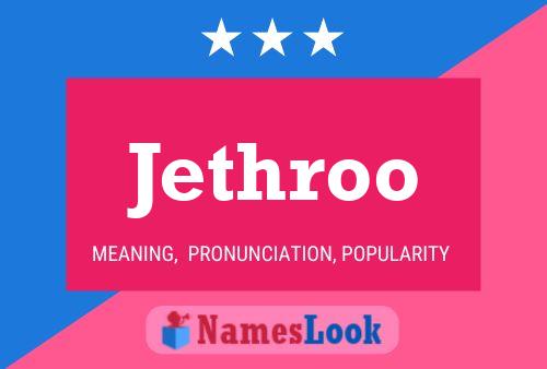 ملصق اسم Jethroo