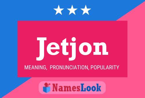 ملصق اسم Jetjon