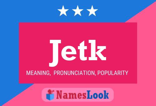 ملصق اسم Jetk