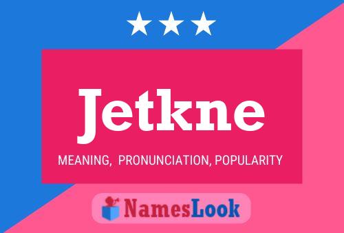 ملصق اسم Jetkne