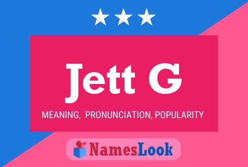 ملصق اسم Jett G