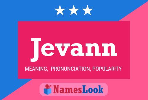 ملصق اسم Jevann