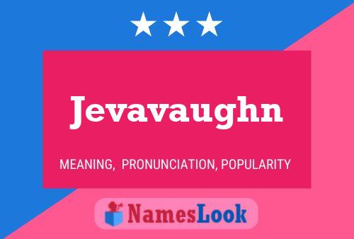 ملصق اسم Jevavaughn