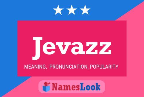 ملصق اسم Jevazz