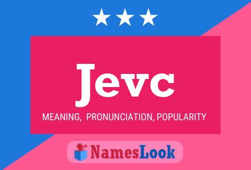 ملصق اسم Jevc