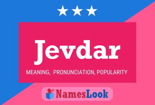 ملصق اسم Jevdar