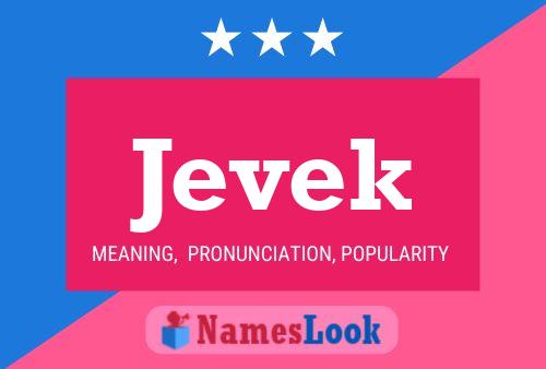 ملصق اسم Jevek