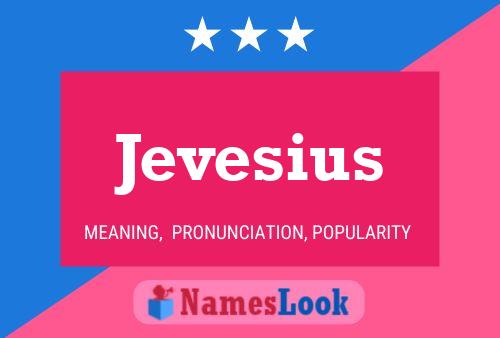 ملصق اسم Jevesius