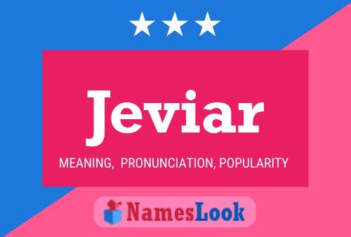 ملصق اسم Jeviar