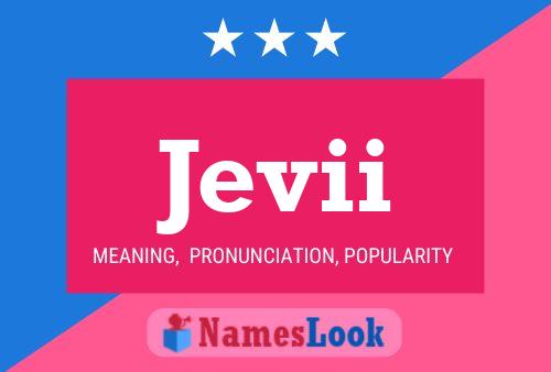 ملصق اسم Jevii