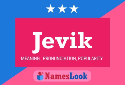 ملصق اسم Jevik